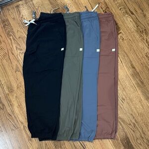 Vuori Women’s Joggers (4 pairs) - Black, Olive, Blue, Brown